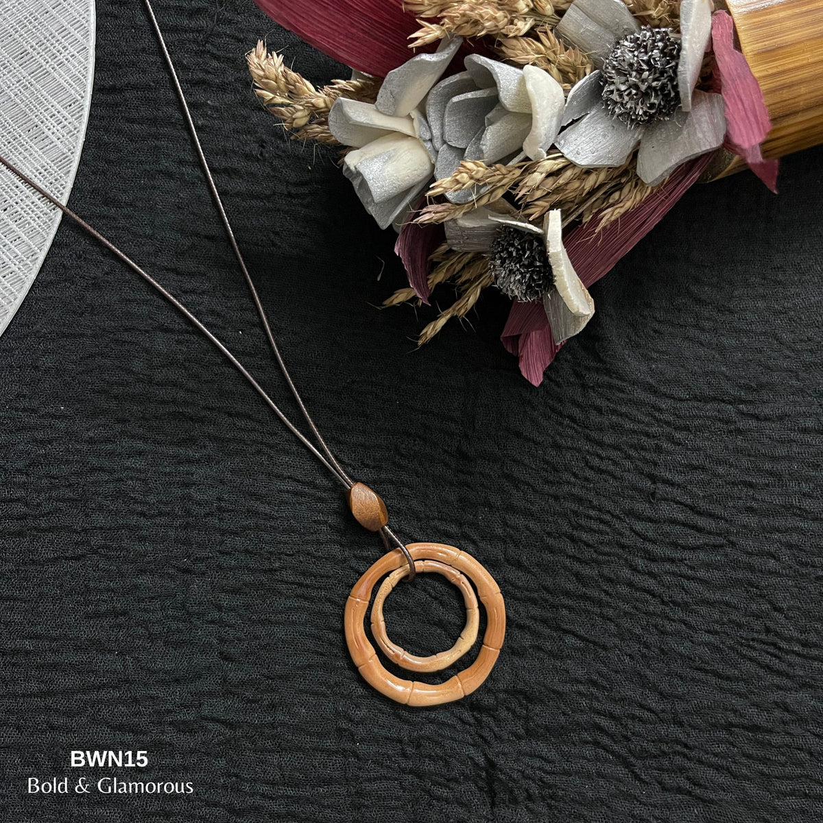 Boho Wooden Necklace | BWN15