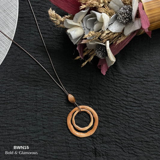 Boho Wooden Necklace | BWN15