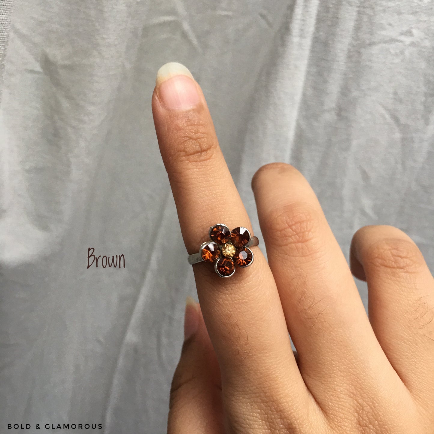 Buttercup Ring | BUCR01  | Brown