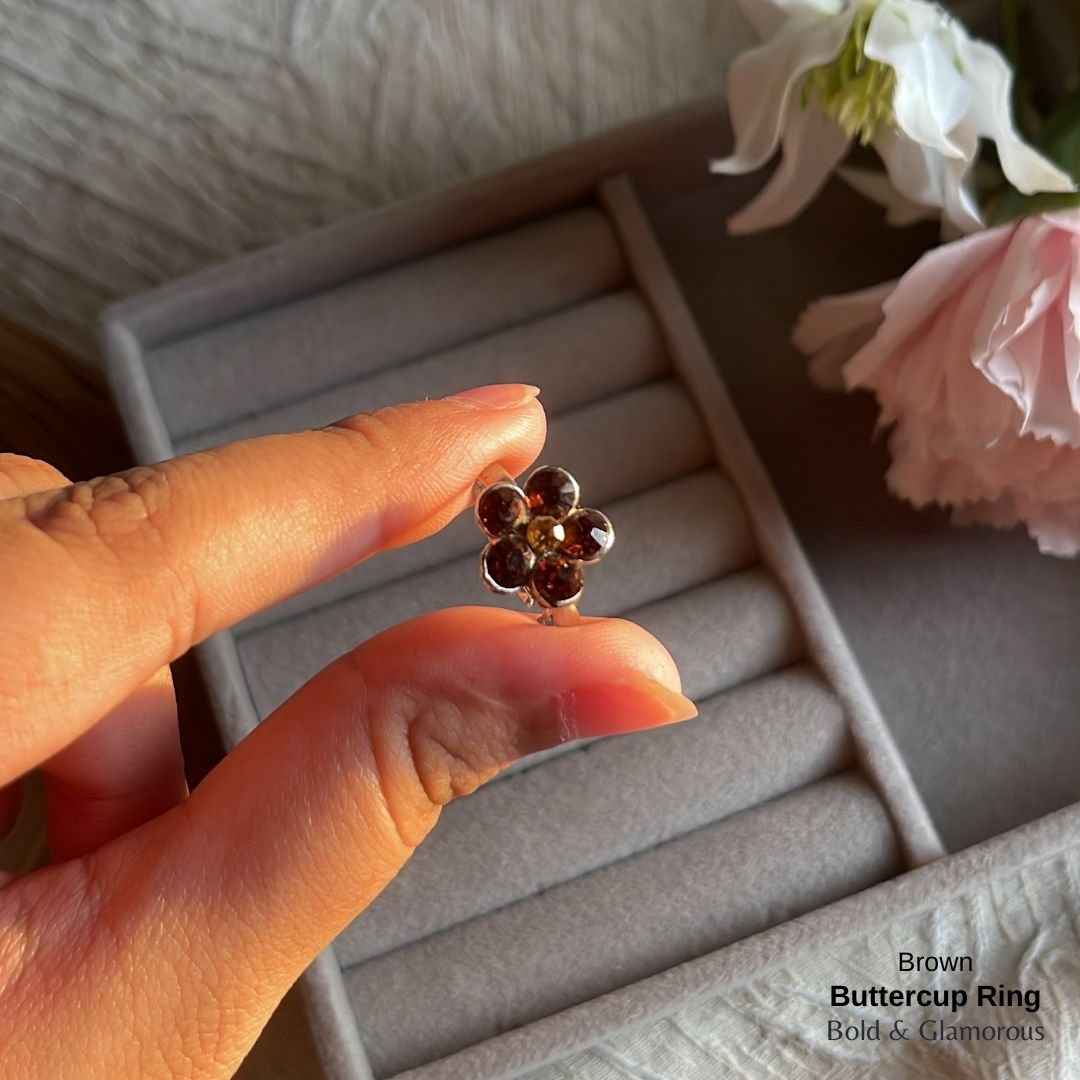 Buttercup Ring | BUCR01  | Brown