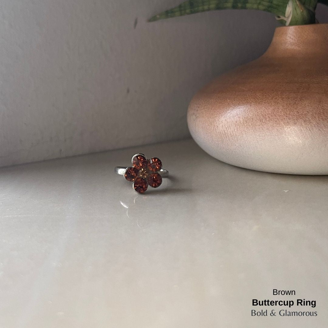 Buttercup Ring | BUCR01  | Brown