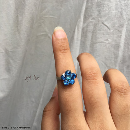 Buttercup Ring | BUCR01  | Light Blue