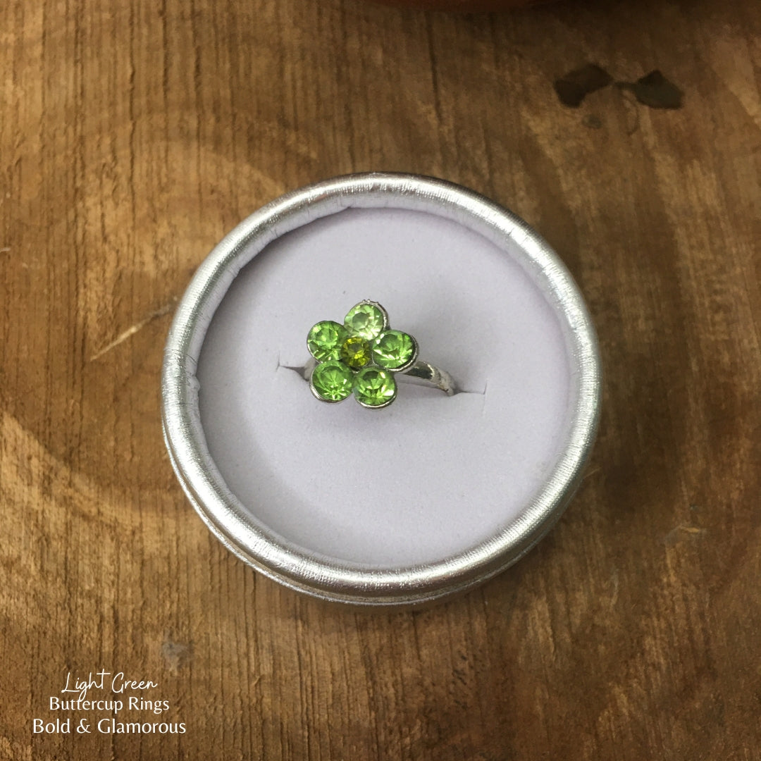 Buttercup Ring | BUCR01  | Light Green