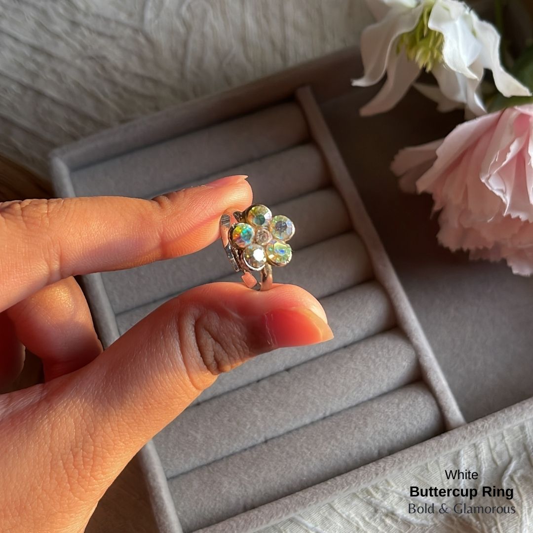 Buttercup Ring | BUCR01  | White