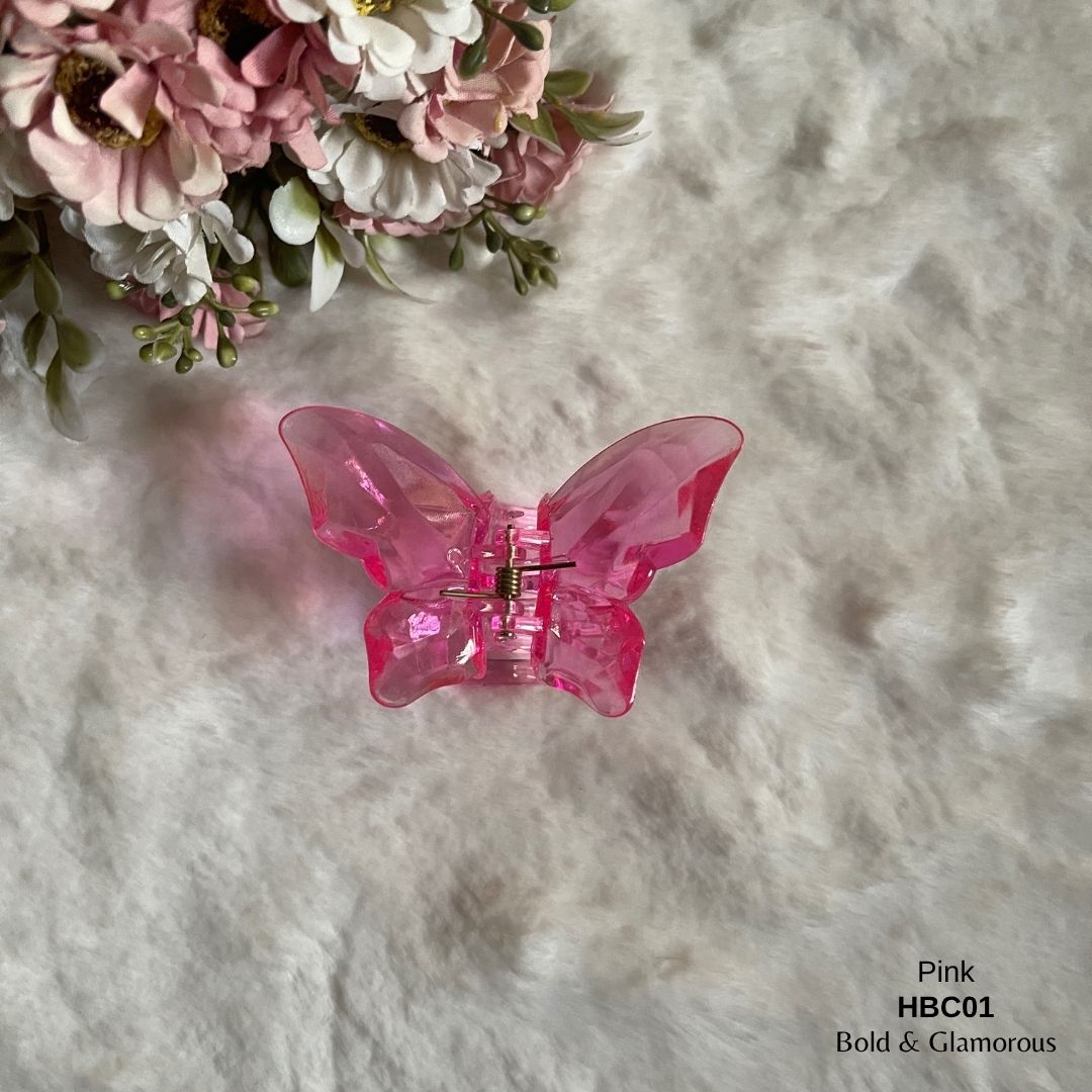 Butterfly Hair Claw Clip | HBC01 | Pink