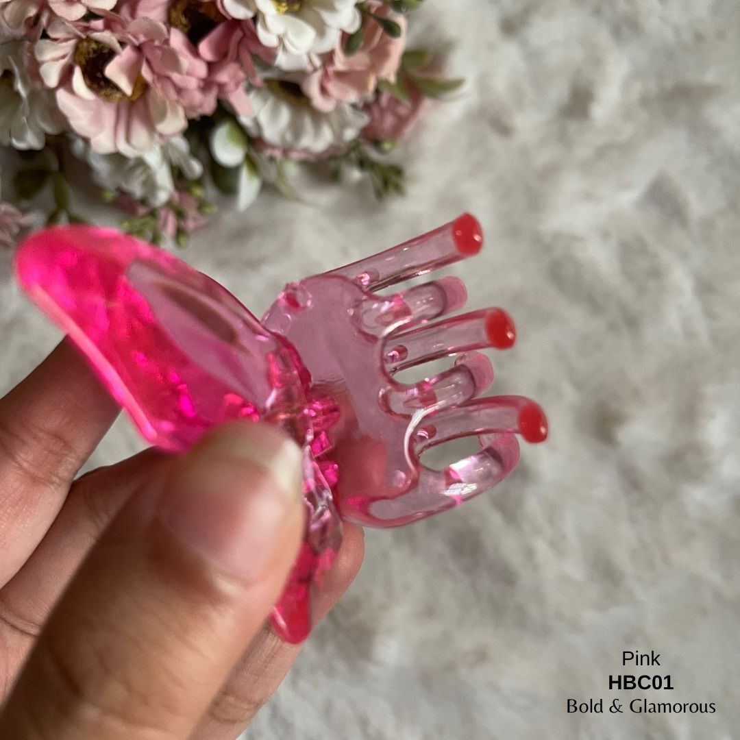 Butterfly Hair Claw Clip | HBC01 | Pink