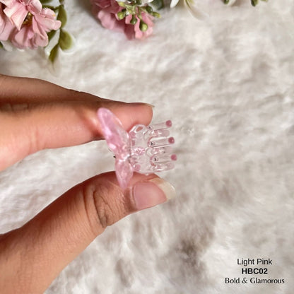 Butterfly Hair Claw Clip | HBC02 | Light Pink