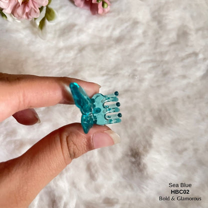 Butterfly Hair Claw Clip | HBC02 | Sea Blue