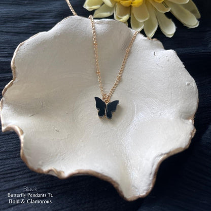 Butterfly Pendant | Type 1 | BPT1 | Black