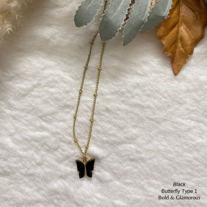 Butterfly Pendant | Type 1 | BPT1 | Black