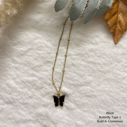 Butterfly Pendant | Type 1 | BPT1 | Black