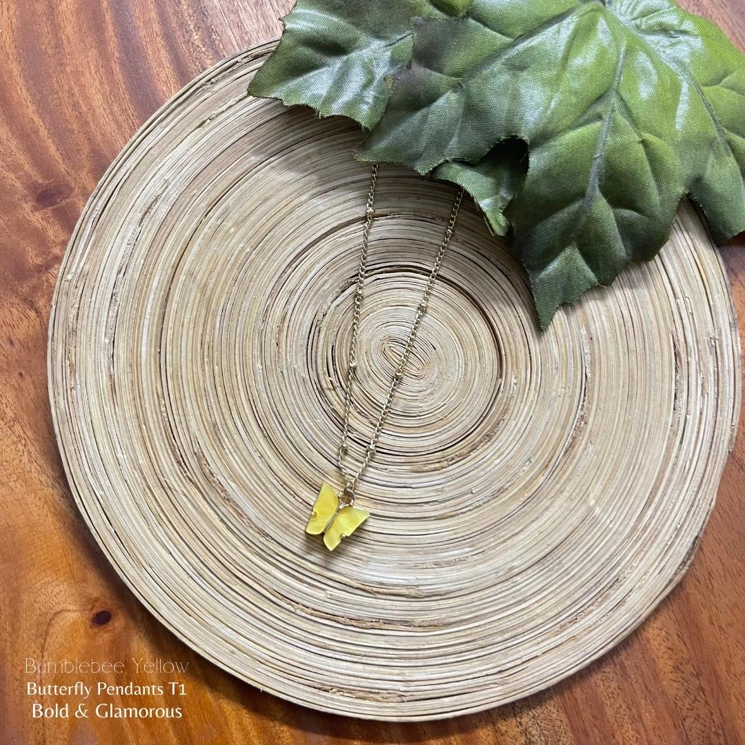 Butterfly Pendant | Type 1 | BPT1 | Bumble Yellow