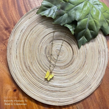 Butterfly Pendant | Type 1 | BPT1 | Bumble Yellow
