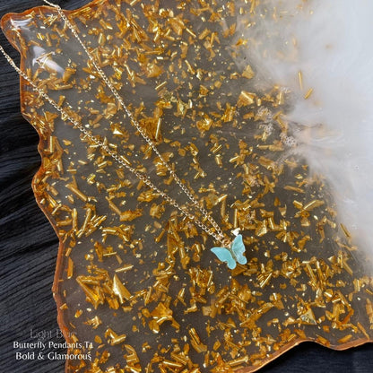 Butterfly Pendant | Type 1 | BPT1 | Light Blue