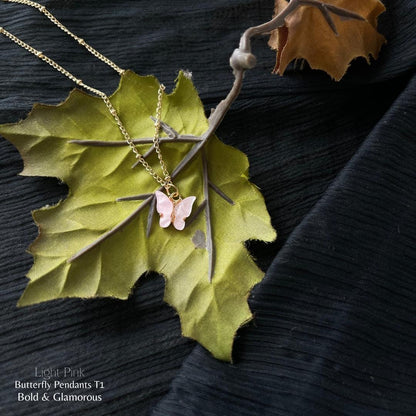 Butterfly Pendant | Type 1 | BPT1 | Light Pink