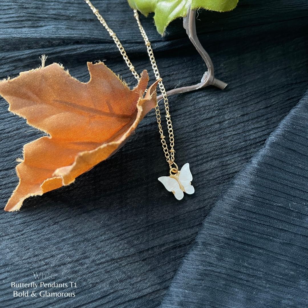 Butterfly Pendant | Type 1 | BPT1 | White