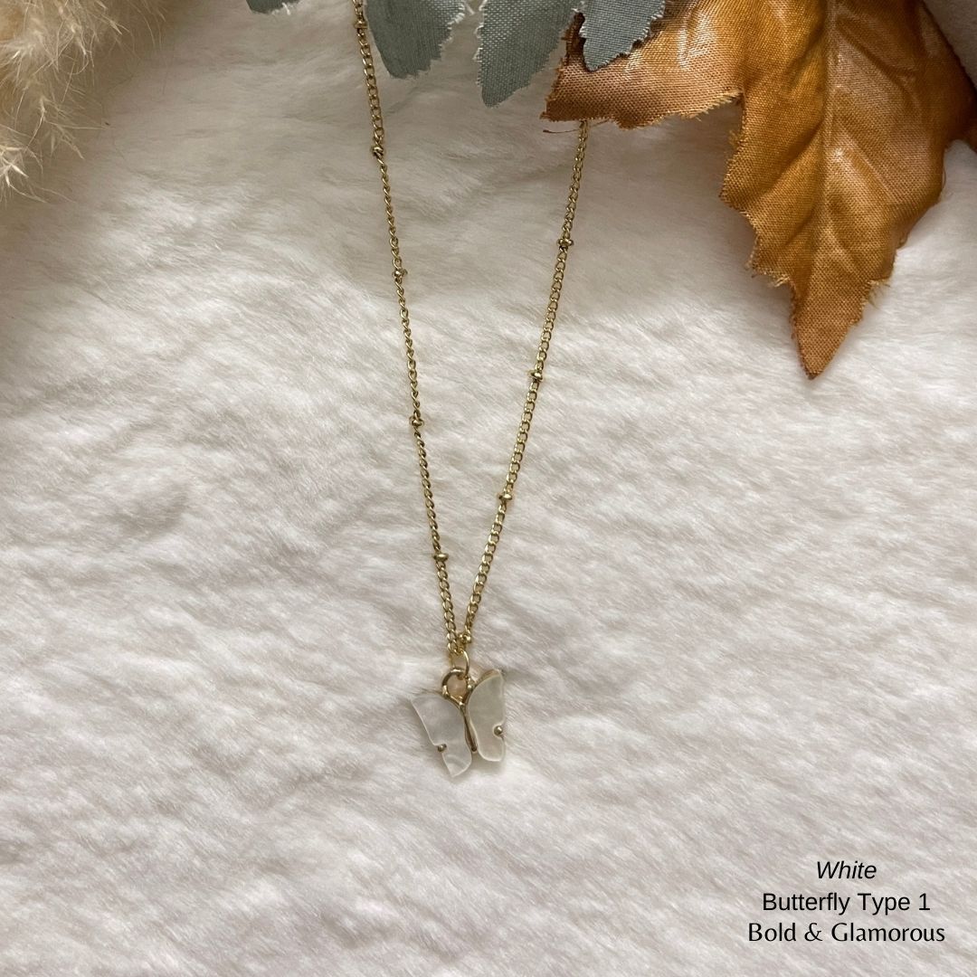 Butterfly Pendant | Type 1 | BPT1 | White