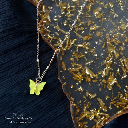 Butterfly Pendant | Type 1 | BPT1 | Yellow