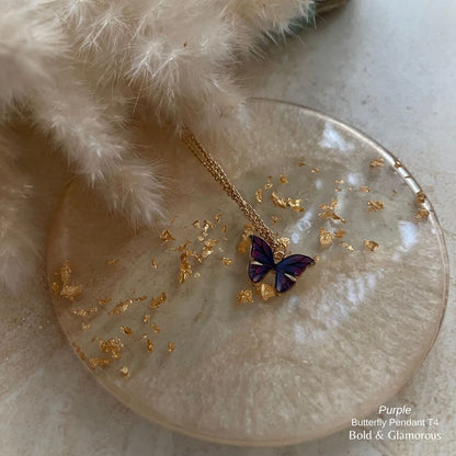 Butterfly Pendant | Type 4 | BPT4 | Purple