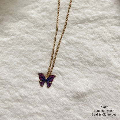 Butterfly Pendant | Type 4 | BPT4 | Purple