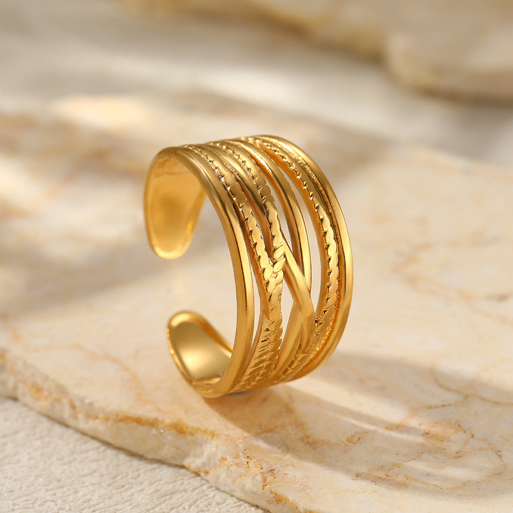 Statement Ring | SR213 | Gold