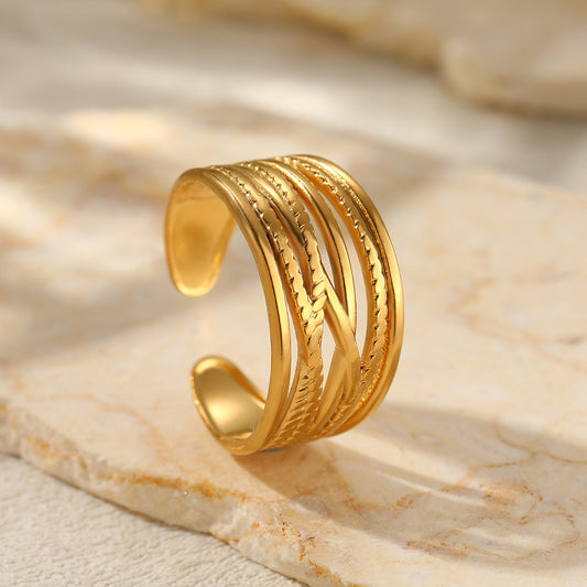 Statement Ring | SR213 | Gold