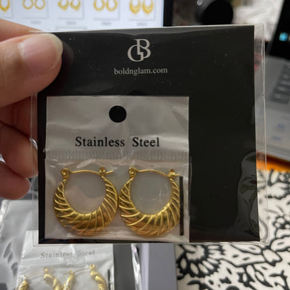 Statement Hoop Earring | SSHE082