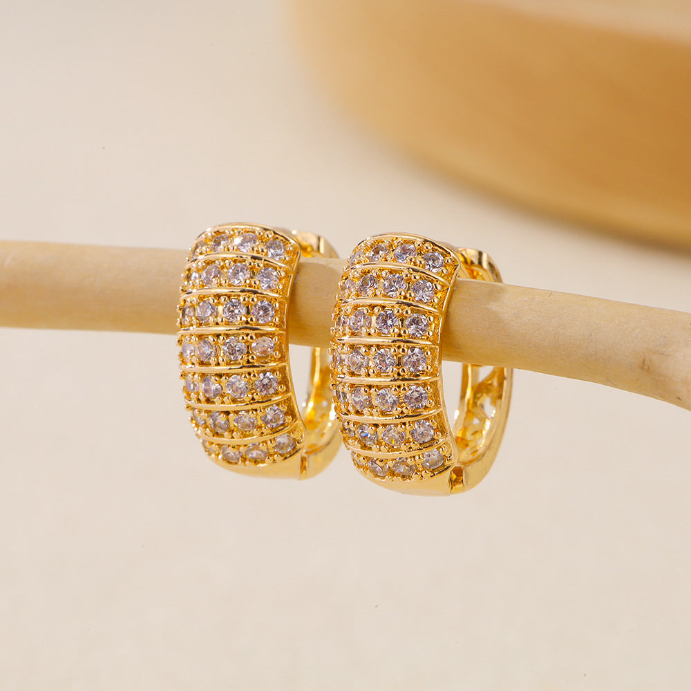 Zircon Hoop Earring | CH02