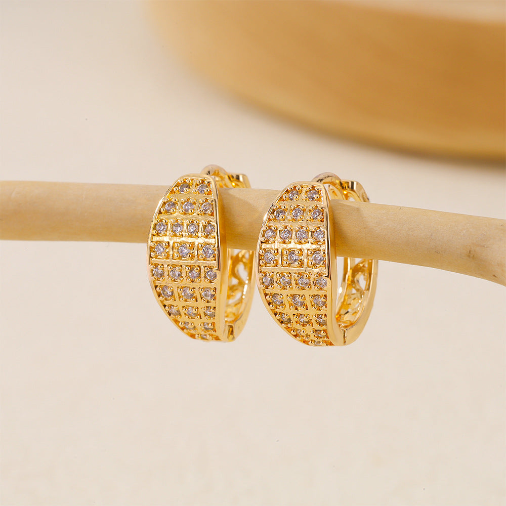 Zircon Hoop Earring | CH03