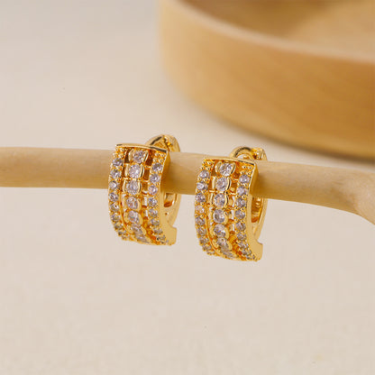 Zircon Hoop Earring | CH06