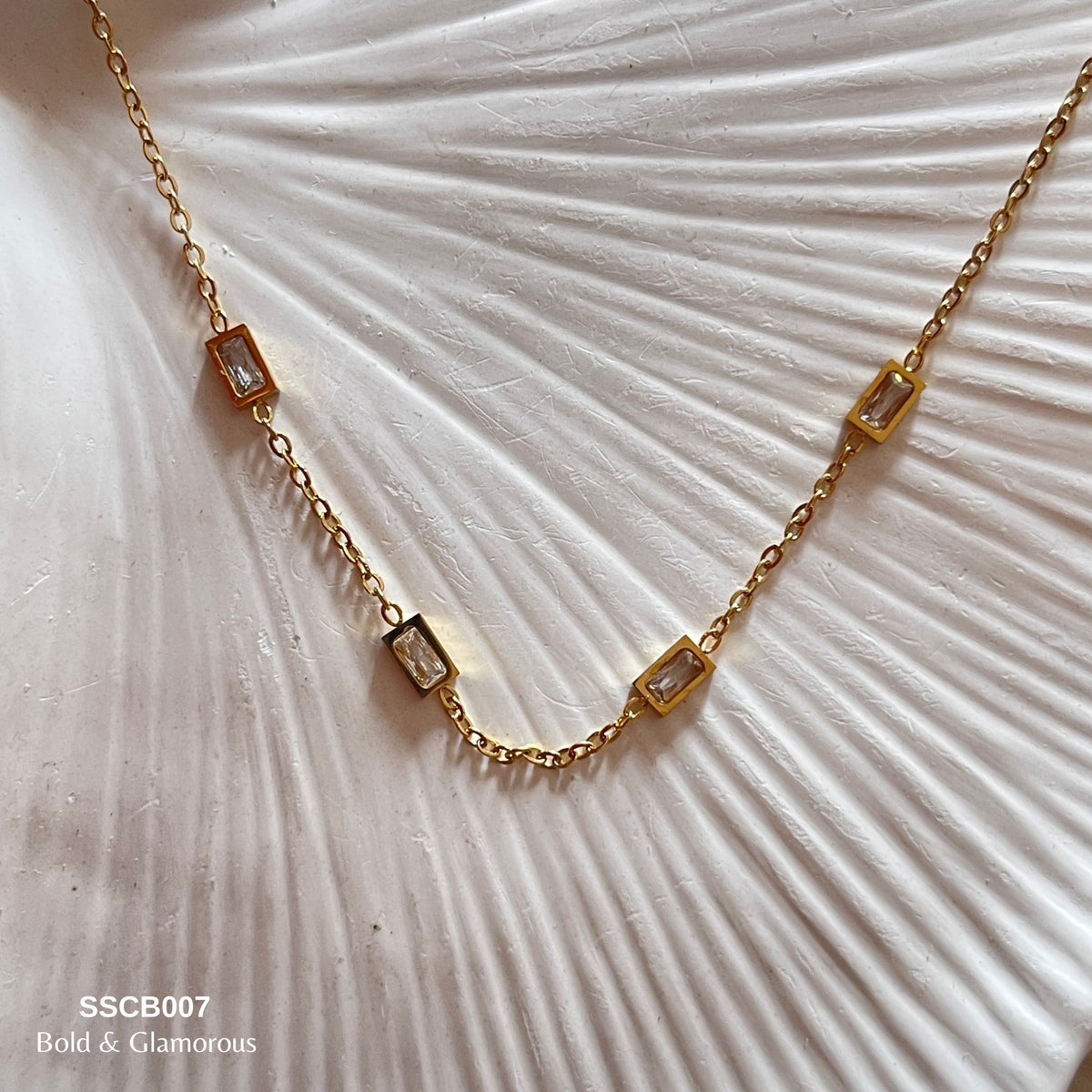 Chain Bracelet | SSCB007 | Dainty Stone Bracelet