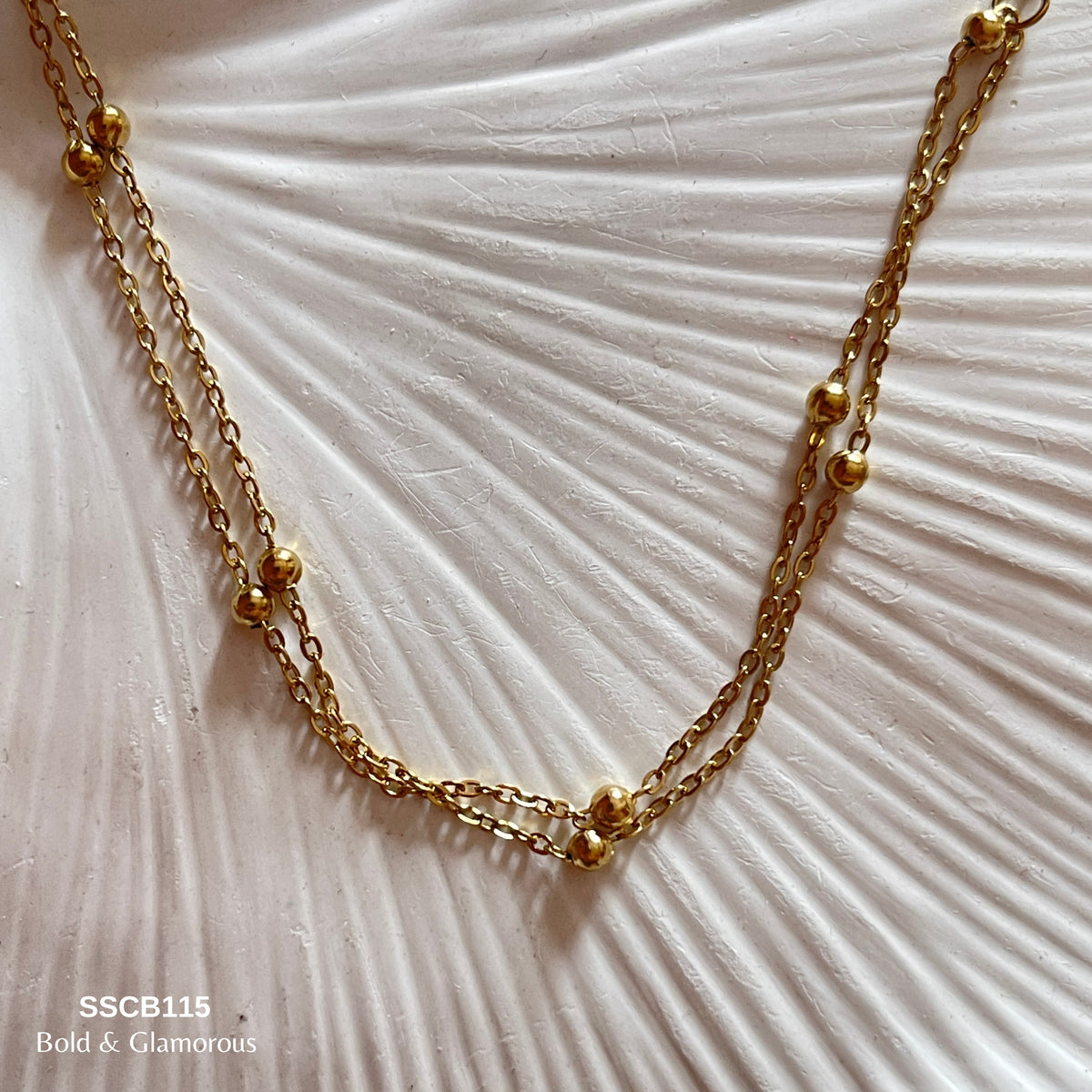 Chain Bracelet | SSCB115 | Layer Beads
