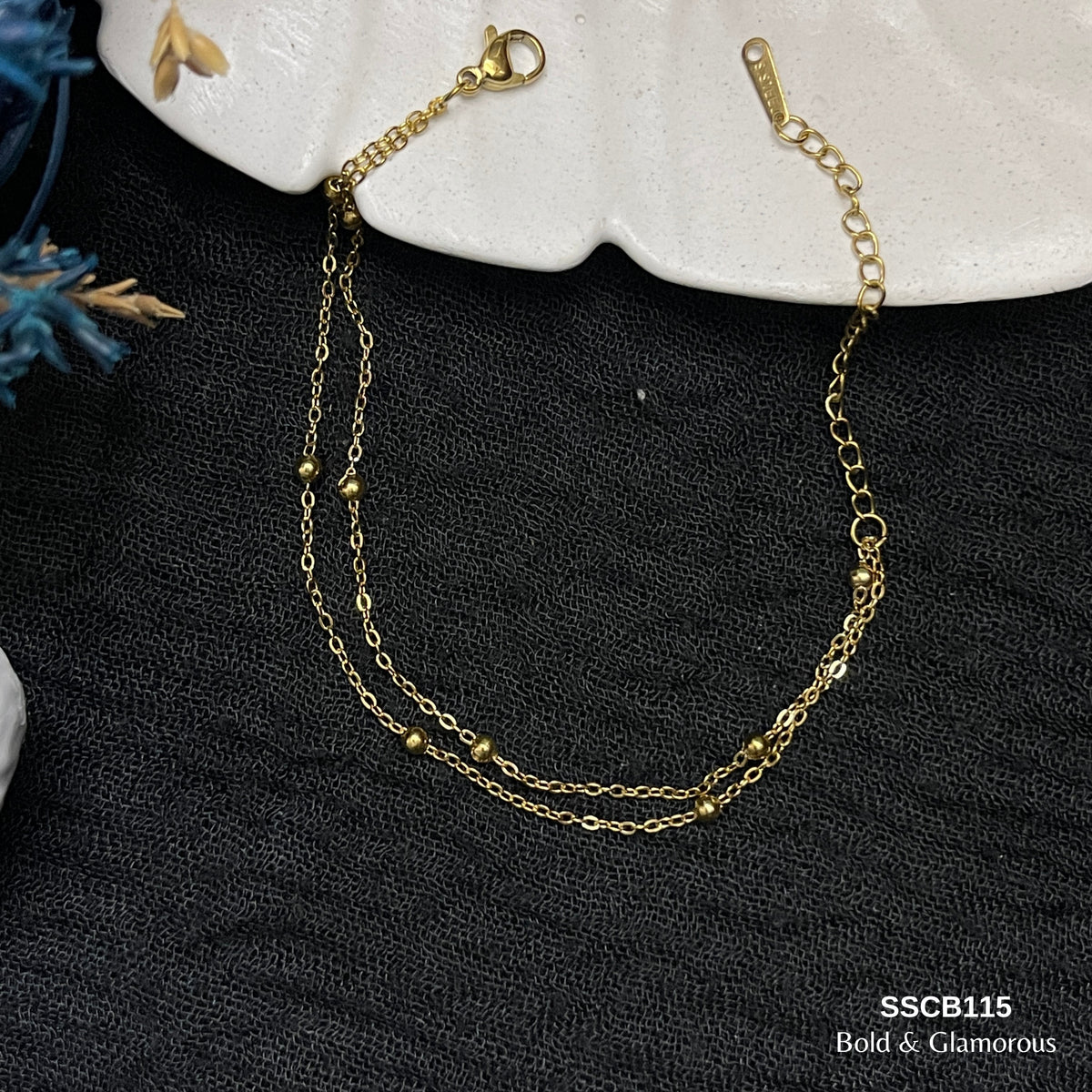 Chain Bracelet | SSCB115 | Layer Beads