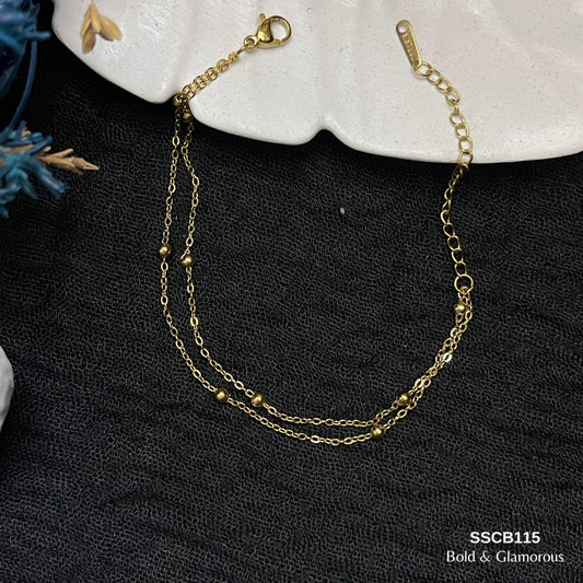 Chain Bracelet | SSCB115 | Layer Beads