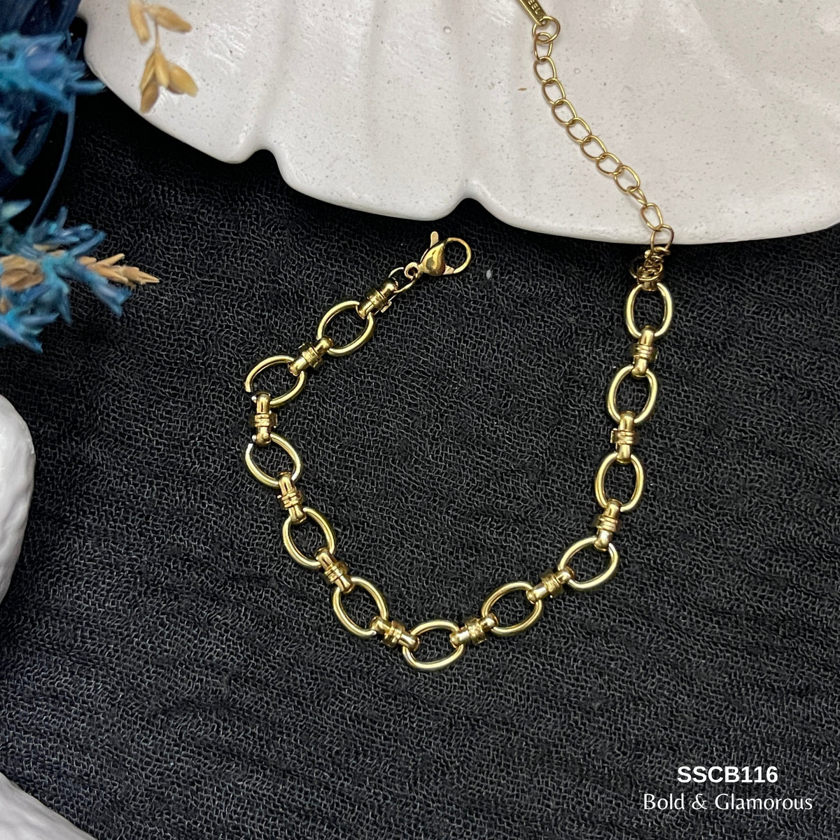 Chain Bracelet | SSCB116 | Round Cuban