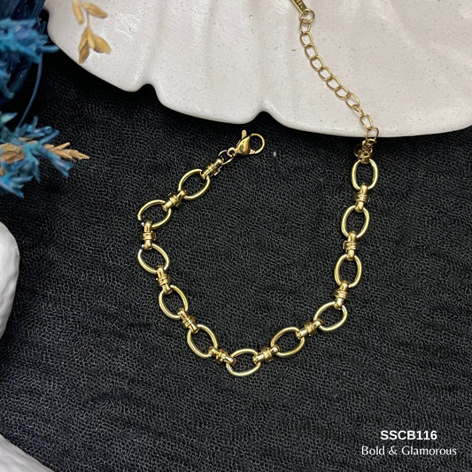 Chain Bracelet | SSCB116 | Round Cuban