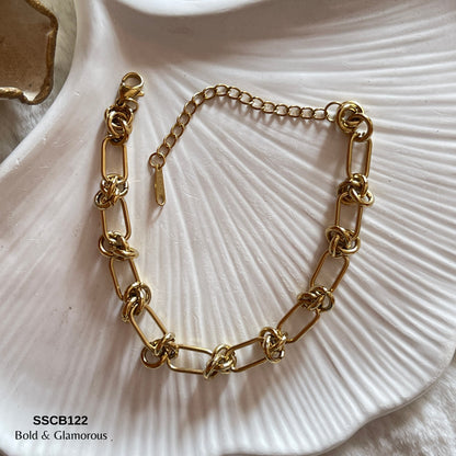 Chain Bracelet | SSCB122 | Knot Linked