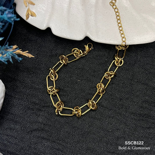 Chain Bracelet | SSCB122 | Knot Linked