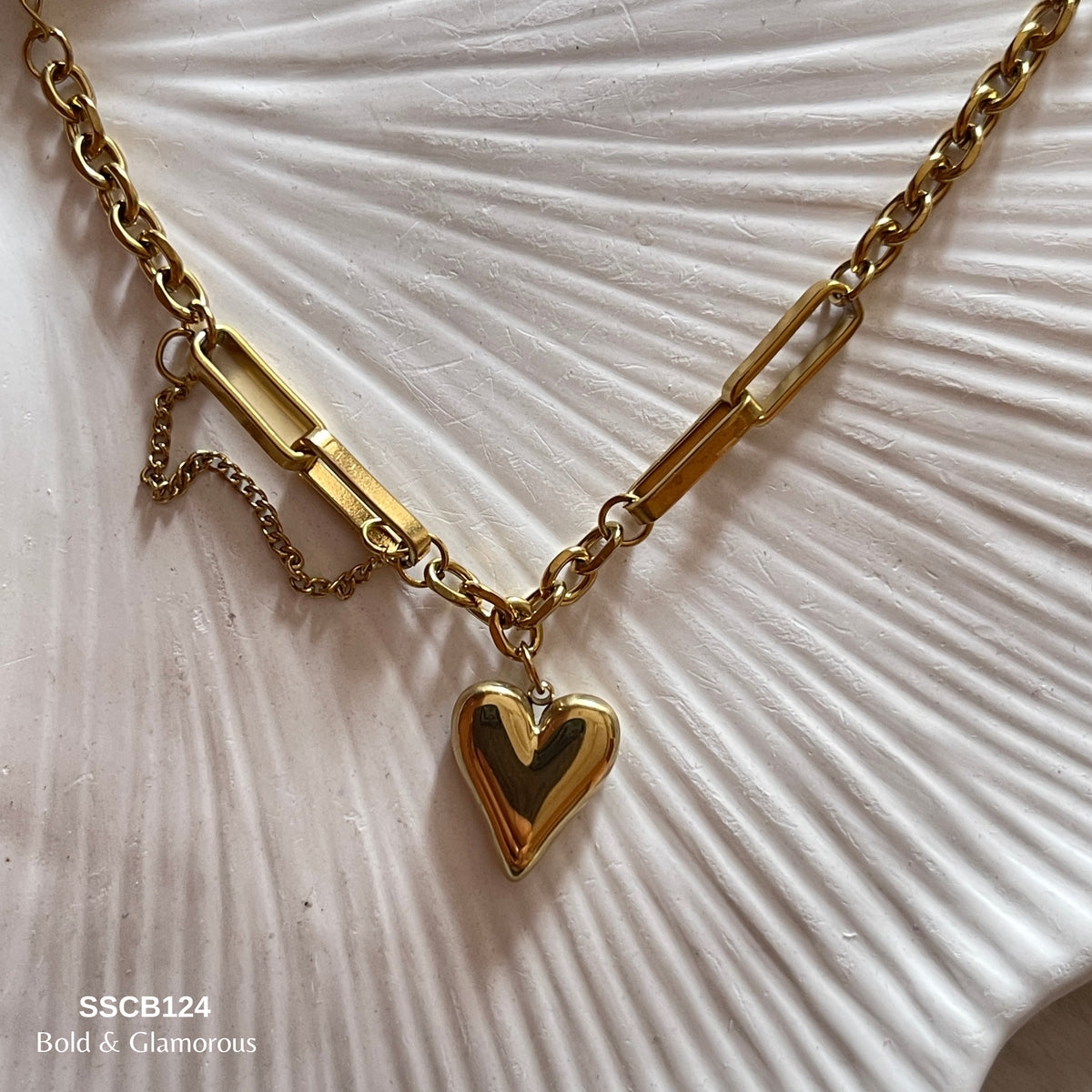 Chain Bracelet | SSCB124 | Heart Slicing
