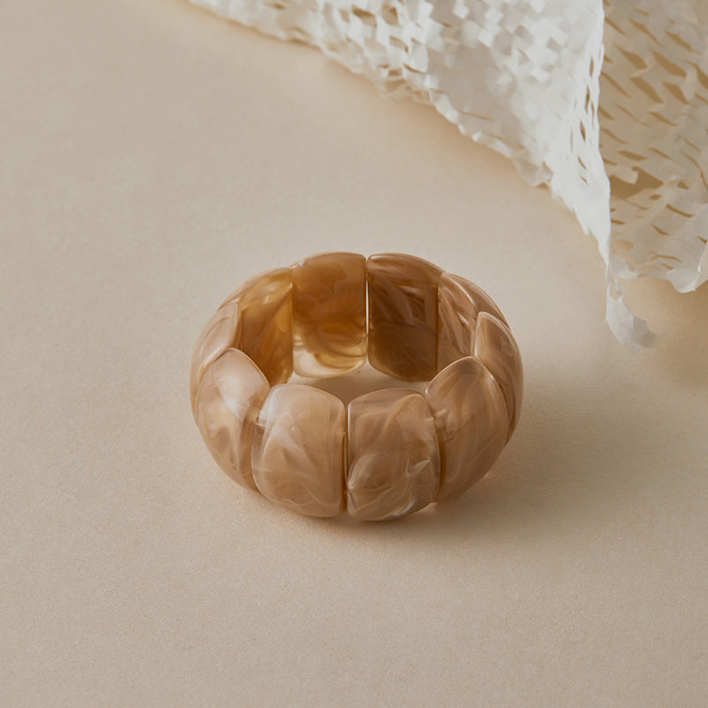 Acrylic Cuff Bracelet | ACB02 | Champagne