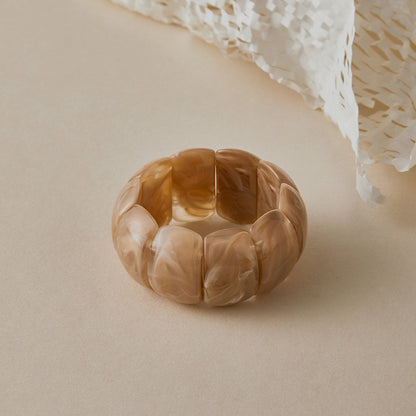 Acrylic Cuff Bracelet | ACB02 | Champagne