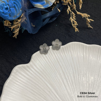 Clover Earring | CE04 | Silver