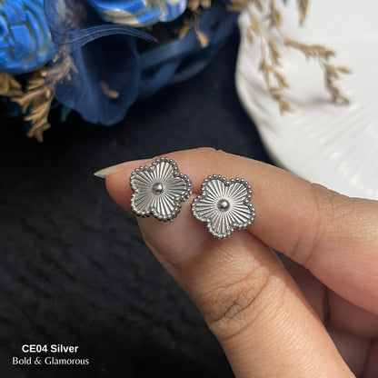 Clover Earring | CE04 | Silver