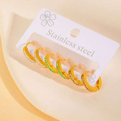 Hoop Earring Set | STHES008 | Set#8
