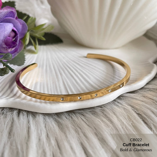 Cuff Bracelet | CB022 | Five Diamonds