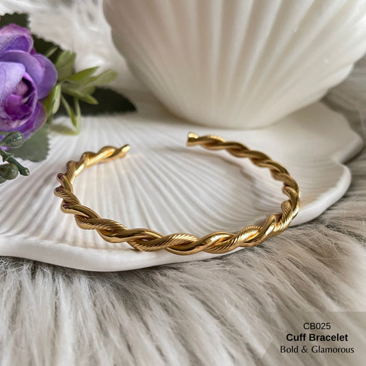 Cuff Bracelet | CB025 | Double Twist