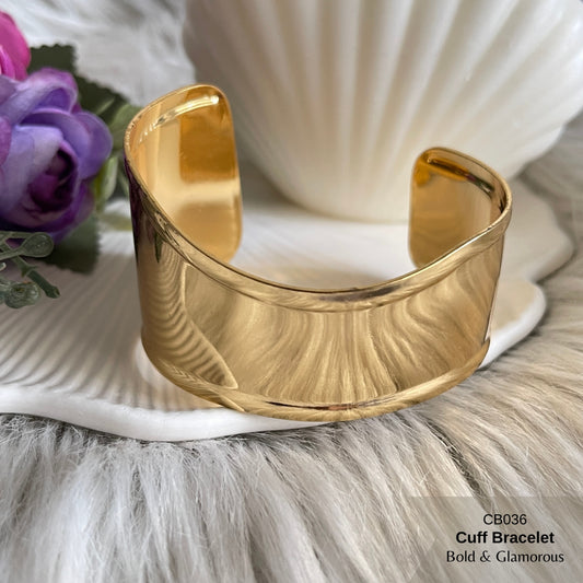 Cuff Bracelet | CB036 | Golden Arc
