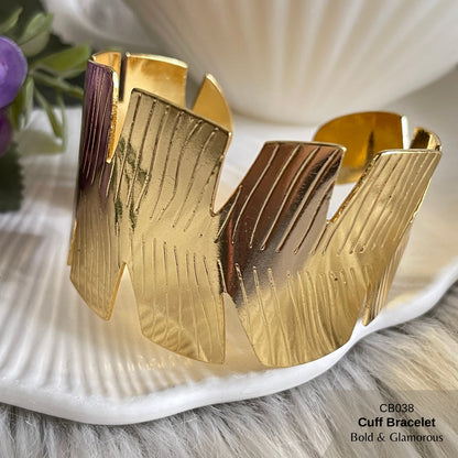 Cuff Bracelet | CB038 | Golden Dew
