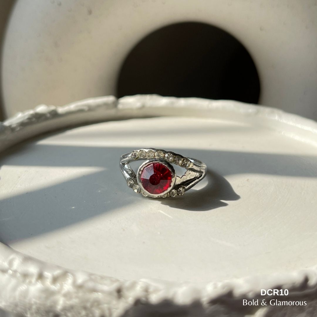 Diamond Cut Ring | DCR10 | Red