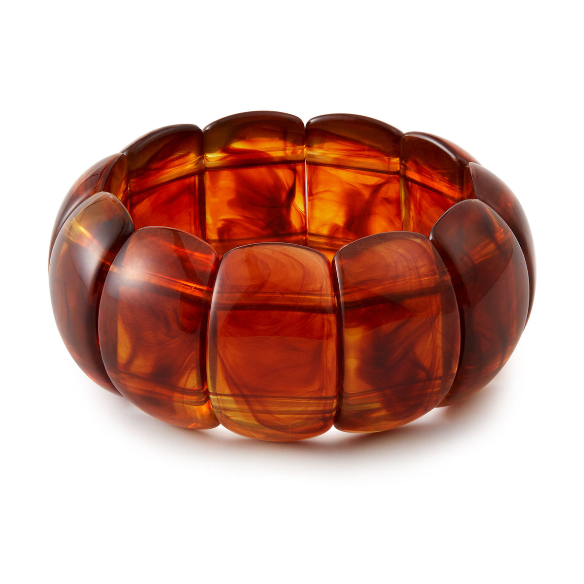 Acrylic Cuff Bracelet | ACB02 | Dark Amber